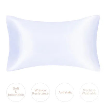 Juwensilk Silky Stain Pillowcase Silky Pillowcase Natural Silk Pillowcase Mulberry Silk Pillow Case Standard Queen K