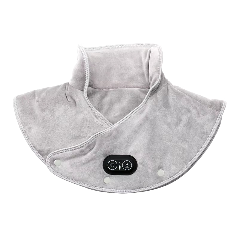 Electric Heating Shoulder Neck Pad Cervical Wrap Three Gear Thermal Compress Massager Vibration Shawl Warm Back Tool Relax Brace
