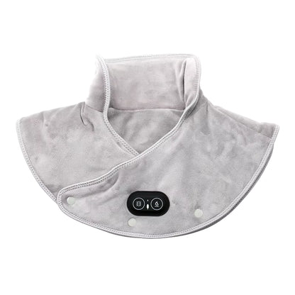 Electric Heating Shoulder Neck Pad Cervical Wrap Three Gear Thermal Compress Massager Vibration Shawl Warm Back Tool Relax Brace