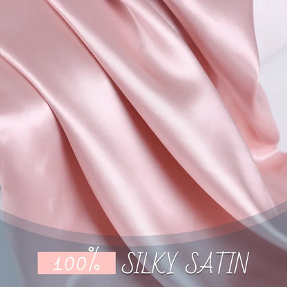 Juwensilk Silky Stain Pillowcase Silky Pillowcase Natural Silk Pillowcase Mulberry Silk Pillow Case Standard Queen K