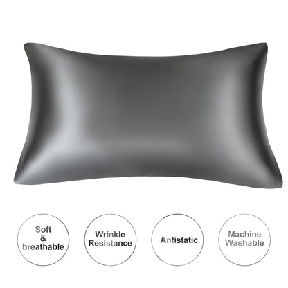 Juwensilk Silky Stain Pillowcase Silky Pillowcase Natural Silk Pillowcase Mulberry Silk Pillow Case Standard Queen K